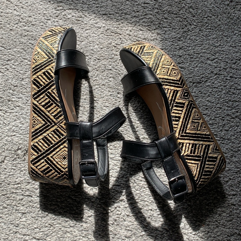 Platform sandals DV Target black and beige - Picture 5 of 7